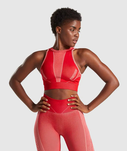 Quick-Dry Seamless Yoga Set with Heart Design