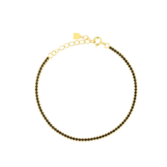 Zircon S925 Sterling Silver Color Chain Bracelet