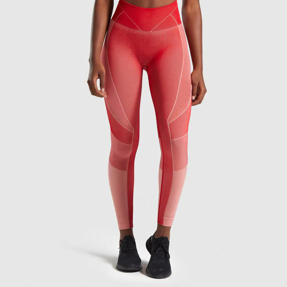 Quick-Dry Seamless Yoga Set with Heart Design
