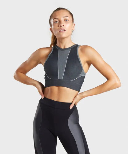Quick-Dry Seamless Yoga Set with Heart Design